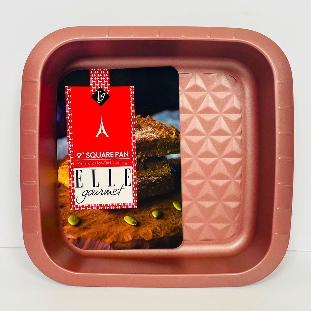 Elle Gourmet Rose Gold 9” Square Baking Pan